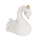 Gund 12 5    Swan Princess Plush Toy Stuffed Animal With Crown Soft   Huggable