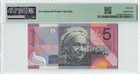 Australia 5 Dollars 2001  P-56a  Polymer Commemorative  Pmg 66 Epq Gem Unc 