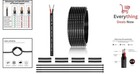 22 Awg 2 Conductor Electrical Wire 25ft  2464 Stranded Tinned Copper Pvc Cable