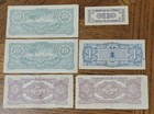 Vintage Banknote Lot From Malaysia   Wwii 
