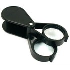 7 5x 7 5x 15x Double Folding Pocket Magnifier Eye Loupe 1  Magnifying Glass Lens