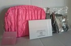 Ulta Beauty 9 Pc Gift Set   7 Makeup Items  1 Pink Make Up Bag  1 Cloth  New