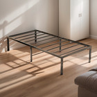 Full Bed Frame With Storage Metal Platform Full Bed Frame No Box Spring Needed