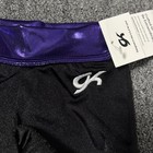 Nwt Gk Toddler Girl Size Xs cxs Black   Purple Gymnastics Shorts Style 1426