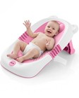 Pink Foldable Baby Bath Support Portable Infant Bathtub Seat Newborn-6 Months