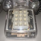 Vintage Alltell Clear Telephone Landline Push Button Crystal Dial Desk Phone
