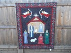 New Nativity Return Of The Magi Quilt Throw Blanket Handcrafted Christmas 50x60