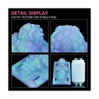 Multi-purpose Fantasy Cyan Sex Foreplay Grinder  Glow Soft Silicone Monster G   
