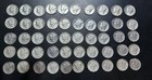 Mercury Dime Roll - Xf au  90  Silver   Very Bright Lot  Free Shipping 