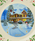 Lenox Annual Holiday Christmas Plate Victorian House New Dated 2026 899178