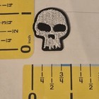 Skull  Iron On Embroidered Patch  1  X 1 1 