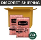 Depend Fresh Protection Adult Diapers For Women small  s   80 Count
