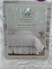 Shabby Chic Rachel Ashwell The Farmhouse Full Size White Eyelet Bed Skirt New