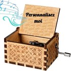 Coldplay Fix You Wooden Music Box - Customizable