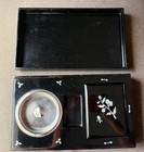 Vintage Korean Lacquered Mother-of-pearl Inlay Dresser Trinket Box