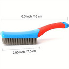 1pc Stainless Steel Wire Brush Heavy Duty Rust Paint Welding Slag Cleaner Tool