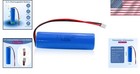 3 7v 2600mah 18650 Rechargeable Li-ion Battery With Jst Xh2 54 2p Connector Plug