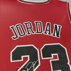 Michael Jordan Signed Chicago Bulls Jersey Framed W  Coa 34   x42   