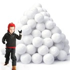 120 Pack Fake Snowballs snow Ball Fight Set For Kids soft White Snow Balls For 