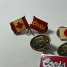 Vintage Coors Banquet Beer Canada Japan Hat Lapel Pins Lot Old 1980   s Enamel