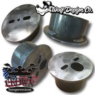 1982-2004 S10 Sonoma Air Ride Suspension Front Bag Cups Kit With 2600 Bags