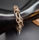 Vintage 925 Sterling Silver Taxco Bracelet 32 43g Toggle Link