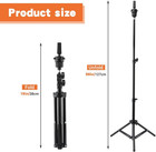Adjustable Wig Head Stand     50  Tripod For Hairdressing Training  Includes T-pin