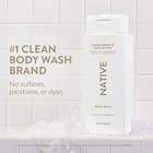 Native Body Wash  Sandalwood   Shea Butter  Sulfate Free  For Women men 18 Fl Oz