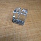 16 Pottery Barn Place Card Holders Clear Glass Cubes Wedding Shower Display Set