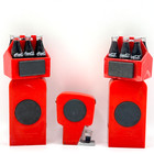 Vintage Coca-cola Vending Machine   Cooler Fridge Magnets Lot Of 5 1990s