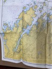 1959 Vtg Nautical Chart  313 - Maine  Muscongus Bay  East Coast Uscgs