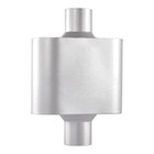 Universal Mufflers performance Automotive Exhaust Muffler   single 3  Silver