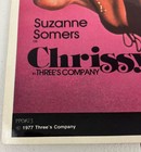 Threes Company Suzanne Somers Chrissy 1977 Poster Put-on Sticker 8x10