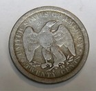 1875-s 20 Cent Piece 20c In Vf f Condition Minor Surface Issue
