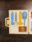 Vintage 1977 Fisher Price Medical Kit Doctor Nurse Kit Play 936 Complete W  Case