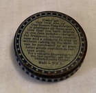 Empty Vintage Stearns Daydream Face Powder Vanity Top Purse Size Advertising Tin