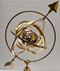Nautical Maritime Brass Armillary Sphere With Arrow Astrolabe Globe  Armillary