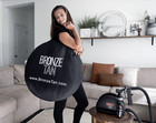 Bronze Tan Spray Tan Tent Pop Up - Waterproof Portable Spray Tan Booth - Black