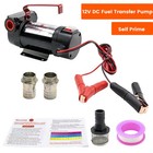 Portable 12v Dc Electric Fuel Transfer Pump Kerosene Oil Diesel Fluid Extractor