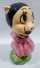 Vintage Petunia Pig Ceramic 5  Figure Looney Tunes Hand Painted Made In Italy