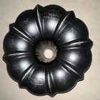 Nordic Ware 12 Cup Bundt Ring Pan Black Nonstick Aluminum Cake Mold Usa