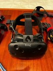 Htc Vive Virtual Reality Headset  opjt100  W Deluxe Audio   Knuckle Controllers