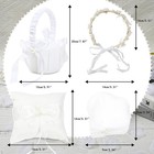 Ring Bearer Pillow - Flower Girl Basket  Wedding Flower Girl Basket And Ring    