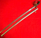 Original Argentina Army Sword M1898 W  Matching Scabbard   Guard    by Solingen