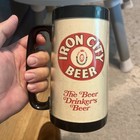 Iron City Thermo-serv Insulated Beer Mug Vintage The Beer Drinker s Beer