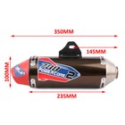 Dirt Bike Exhaust Muffler Exhaust System For Xr200r 1986-2003 Atc200x 1983-1985