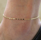 Women s Fashion Jewelry Silver Or Gold Plated Link Chain Anklet Bracelet 32-6