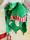 Xs Dog Puppy Elf Costume Outfit With 2 Holiday Christmas Collars New