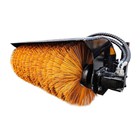 Compact Snow Blower Angle Broom Snow Sweeper Attachment For Mini Skid Steer