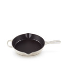 Le Creuset Deep Enamel Cast Iron Skillet  Meringue